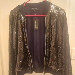 Black sequin jacket